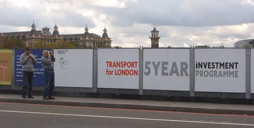 Transport For London Posters at Westminster Bridge