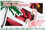 Tropix Set of 2 Plastic Lawn Flamingos No Sz Pink