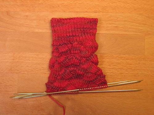 Red Monkey sock