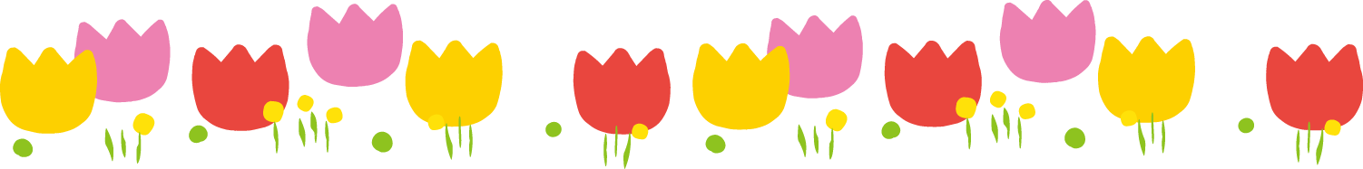 春のイラスト飾り枠 ライン無料イラスト素材