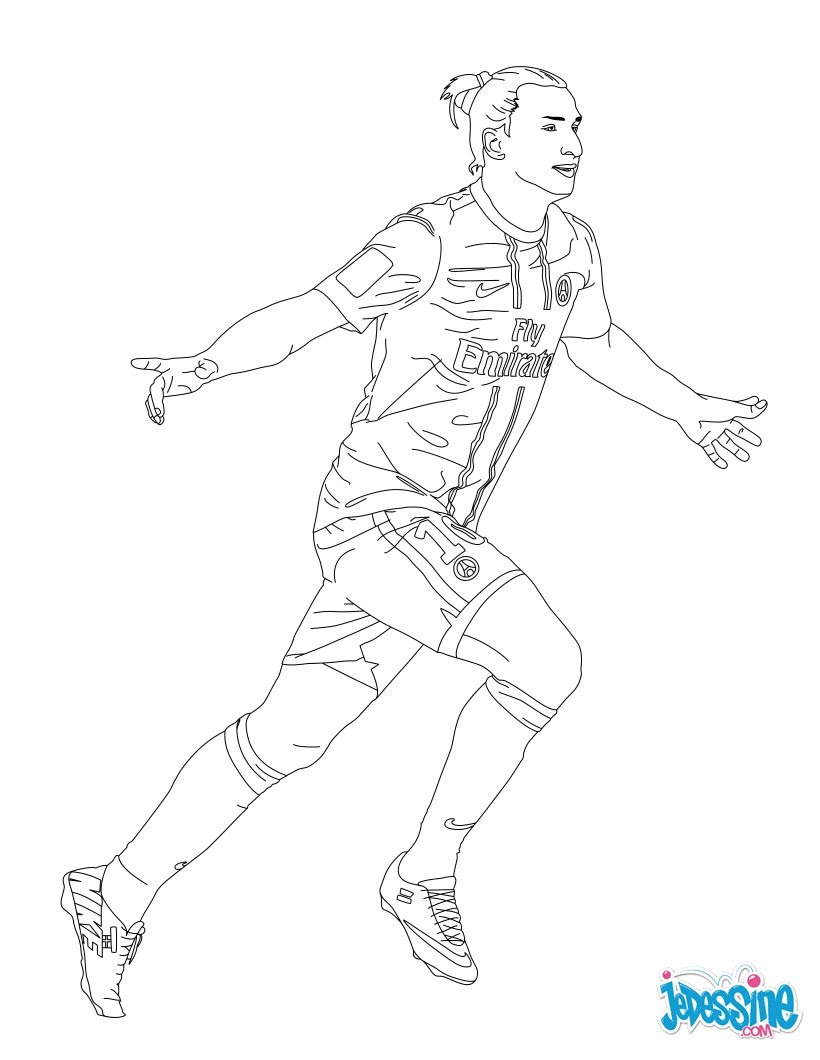 Coloriage Zlatan IbrahimoviÄ