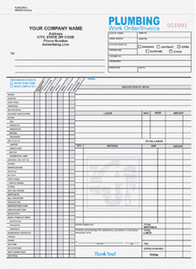 Plumbing work order - PLBCC-955-3