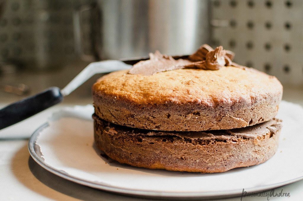 Best Banana Cake From Scratch | Recipe from an old-fashioned cookbook because it's one of our family favorites for birthday cake! | personallyandrea.com