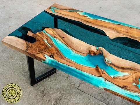 epoxy resin coffee table india