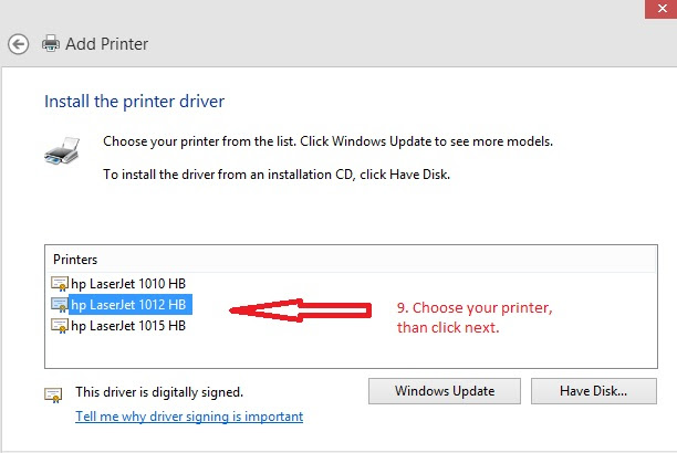 Guide How To Add Hp Laserjet 1010 1012 1015 Printer To Windows 8 Notebookreview