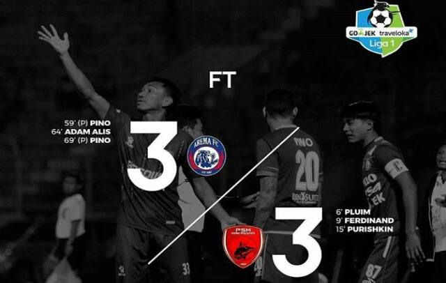 Psm makassa, arema fc, liga 1, bonepos