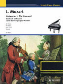 Cahier de musique pour Nannerl