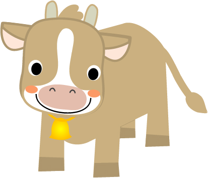 うし 牛のイラスト 無料イラスト フリー素材