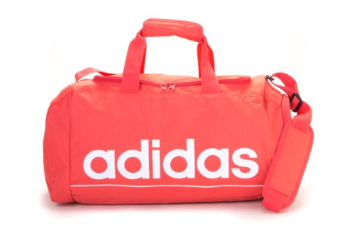 Adidas Linear ESS TBM Gym Bag Duffle Bag, Red