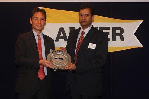 Twenty Year Award Presented to Wallem's Capt Subramanian 1