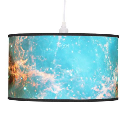 Monogram Crab Nebula in Taurus outer space picture Lamp