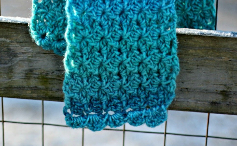 Duchess Lace Scarf Free Crochet Pattern love. life. yarn.