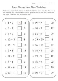 Take a look at our massive range of free math worksheets for kids aged kindergarten and up! printable math for kids
