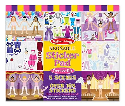 Melissa & Doug Dress-Up Reusable Sticker Pad
