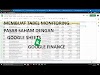 Tabel Monitoring Saham Secara Otomatis Dengan Google Sheets dan Google Finance