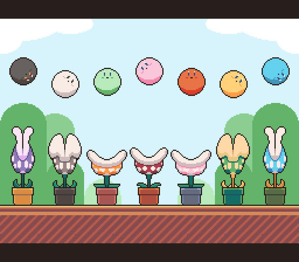 カラフルフーフーカービィパックン Pixiv年鑑 B