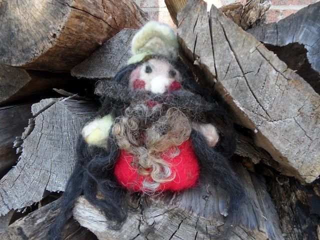 Hannah's felted gnome
