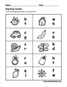 In the download, you'll get one page for every letter of the alphabet. free and fun beginning sounds worksheets for preschools