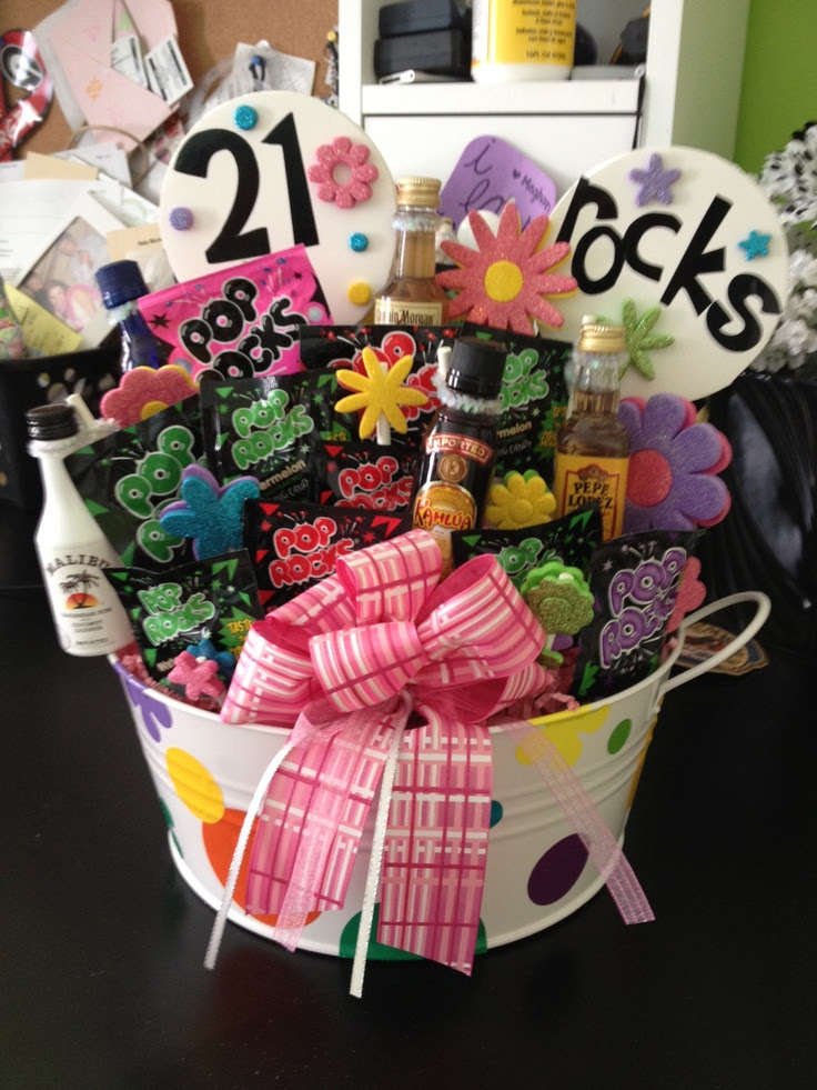 21st birthday gift ideas pinterest on 21st birthday gift baskets pinterest