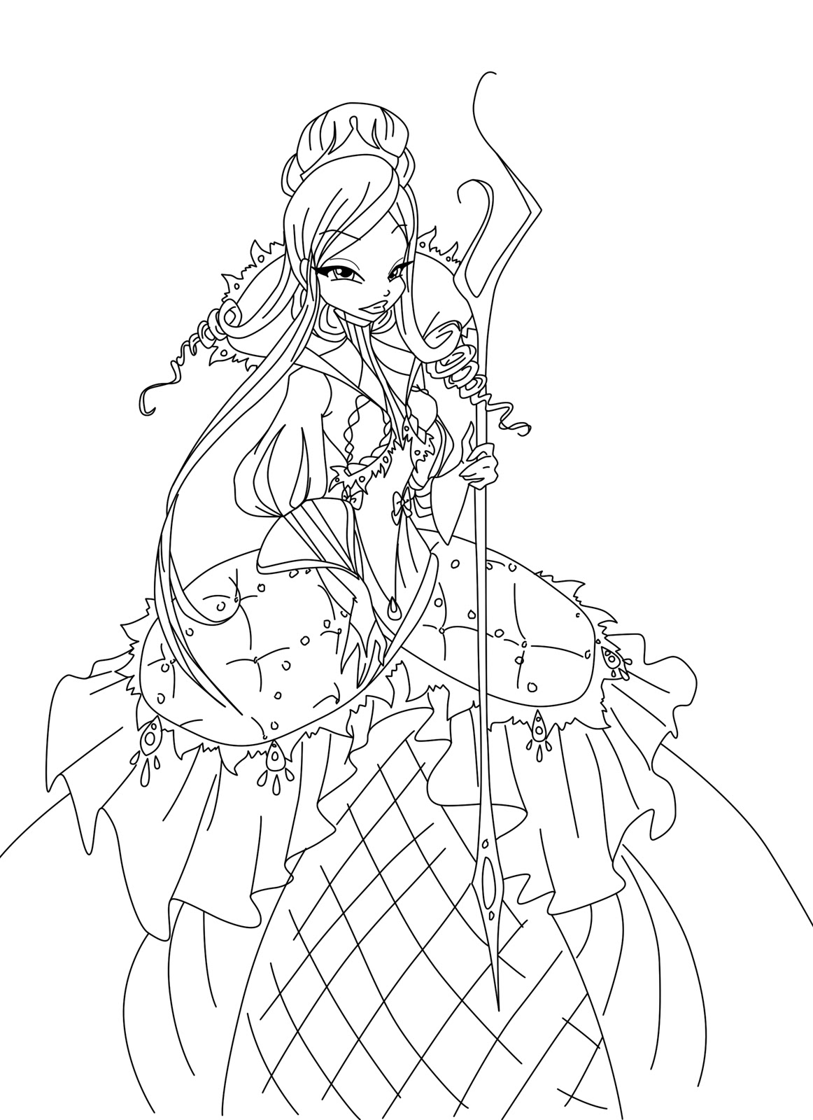 Download ,Winx Princess coloring pages, download and print for free