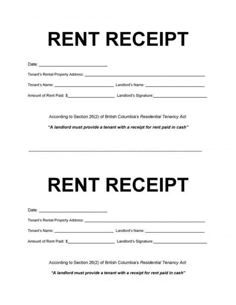 Download, print, or share instantly. 14 rent receipt templates excel pdf formats
