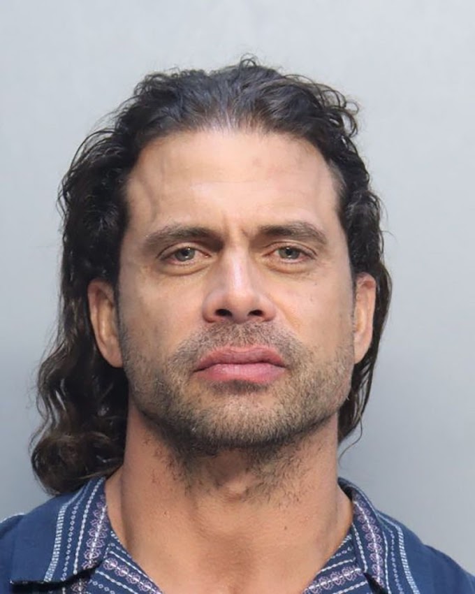 Actor Pedro Moreno es arrestado en Miami por presunto robo y violencia doméstica
