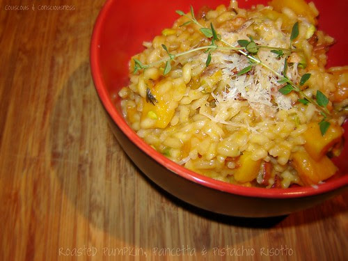 Roasted Pumpkin, Pancetta & Pistachio Risotto 2