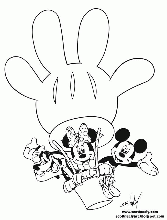 free mickey mouse birthday coloring pages download free