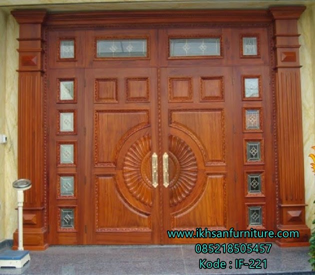  Pintu  Rumah  Kuputarung Mewah  Model Kusen Pintu  Jati 