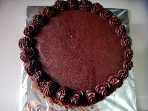 Chocolate Blackout Cake - Top