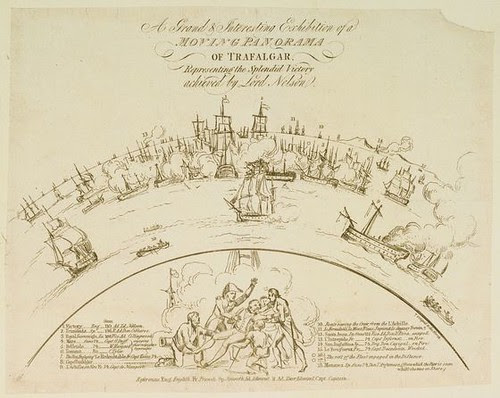 Grand and Interesting Exhibition of a Moving Panorama of Trafalgar.