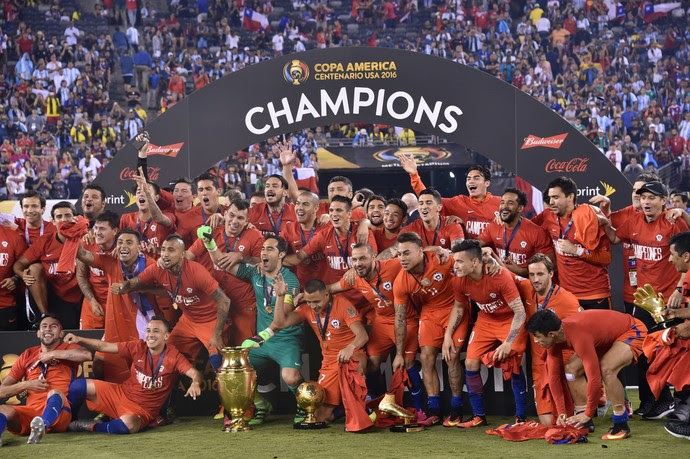 Chile campeão Copa America Centenario (Foto: AFP)