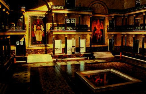 Foto de la reconstrucción de la Biblioteca de Alejandría