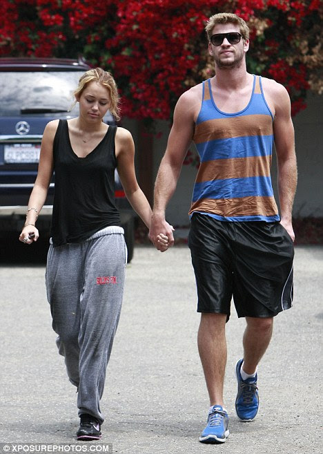 'Best friends': The couple met on the set of their film The Last Song, and Miley named Hemsworth as her first 'serious' boyfriend