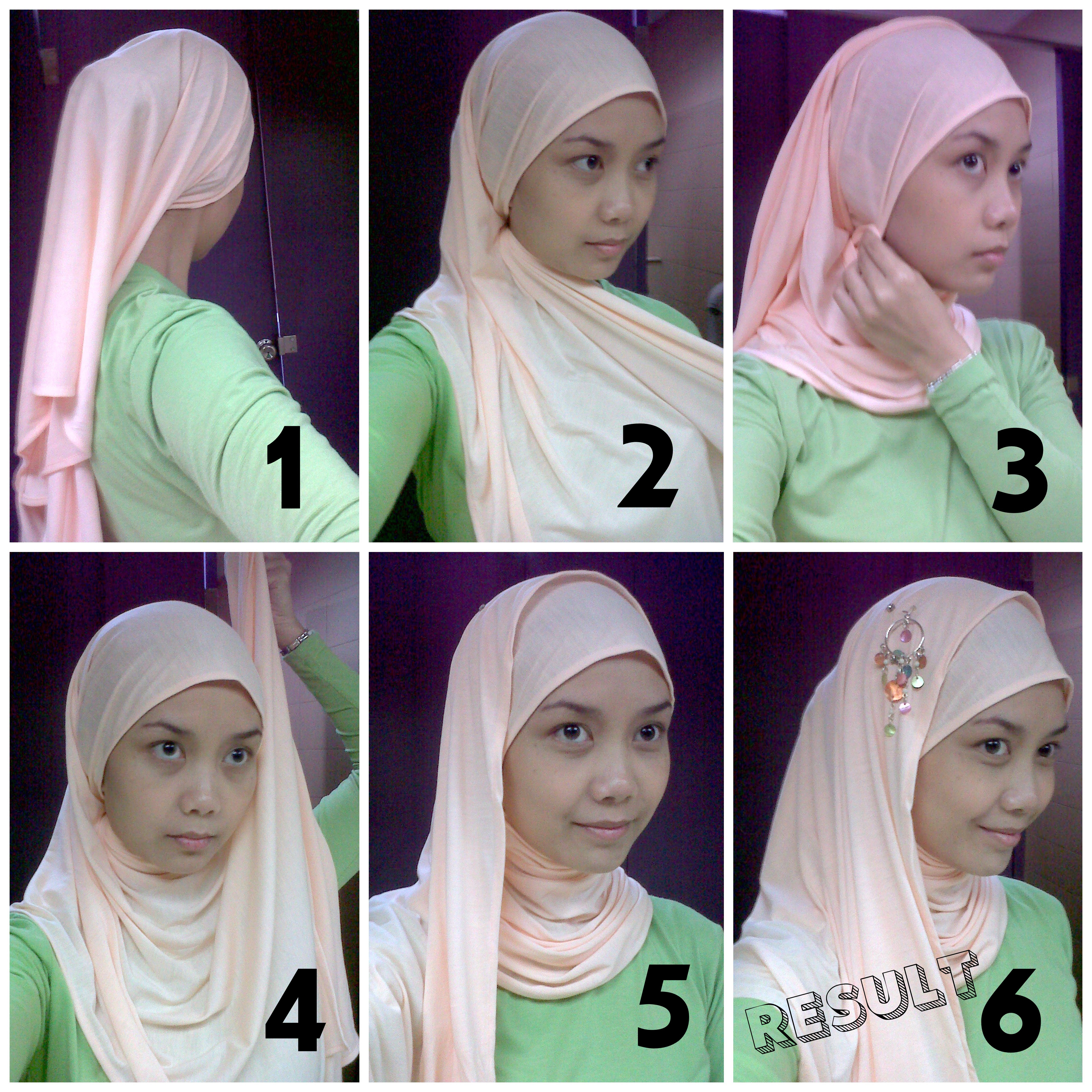 Tutorial Hijab Paris Tanpa Inner Ninja Tutorial Hijab Paling