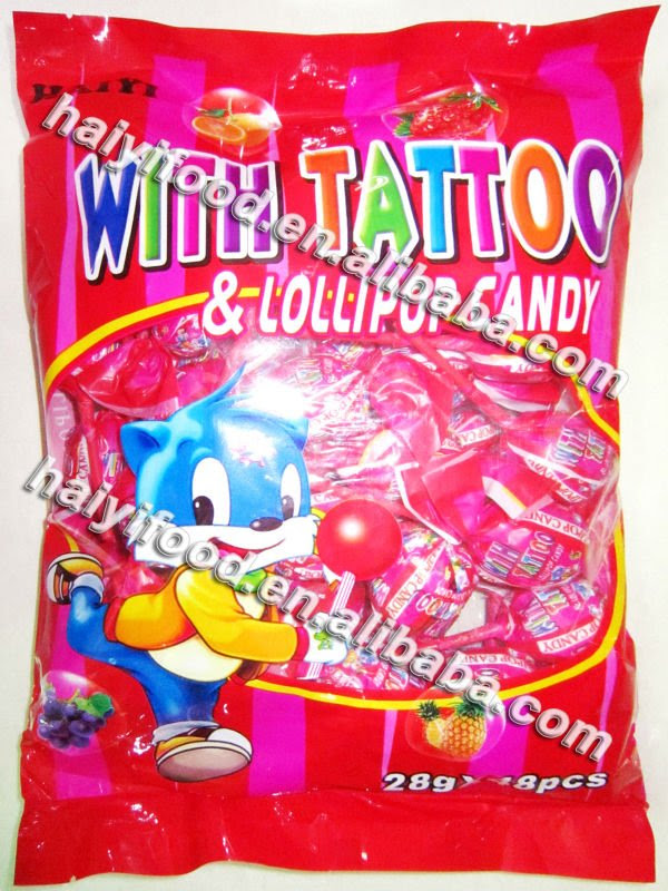 Popping Candy Lollipop Tattoo popping candylollipopconfectionery Item 