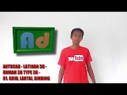 Terakurat Autocad Latihan D Rumah Type Grid Lantai Dinding, Viral!