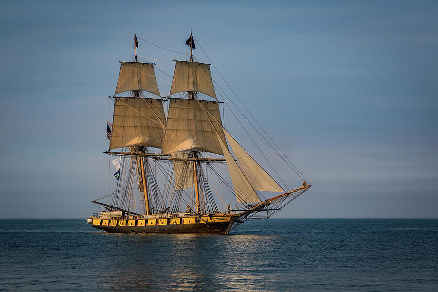 Tall Ship U.s. Brig Niagara Photograph by Dale Kincaid
