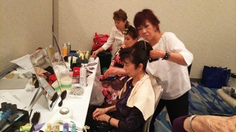 出張ダンスヘアメイク 徳島へ スタジオアプローズ様 大阪市生野区の美容室ペルマノント ル サカエ お客様の魅力を最大限に引き出すことが私達の喜びです