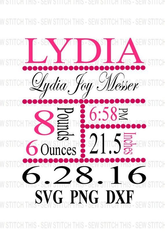 Download Baby Announcement Svg - 163+ File for Free for Cricut, Silhouette and Other Machine