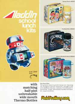1980 aladin lunch box catalog