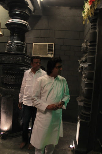 Mr Raj Thackeray At Advocate Ashish Shelars Ganesha Pandal by firoze shakir photographerno1
