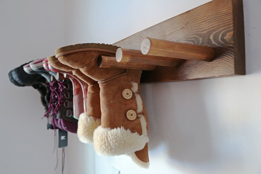 Ana White | Wall Boot Rack Plans - DIY Projects