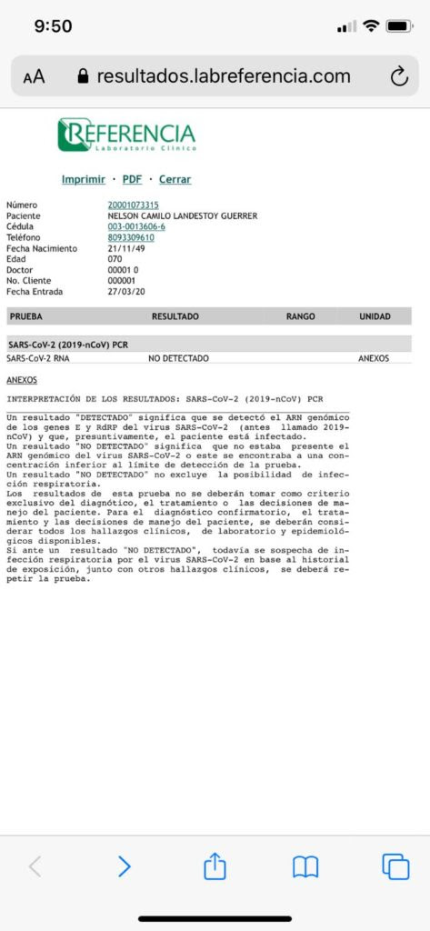 Bani Alcalde Landestoy Dio Negativo En La Prueba De Covid 19 Primer Momento