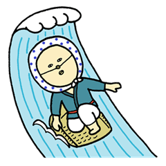 アクロバティックどじょうすくい Lineスタンプ Mika