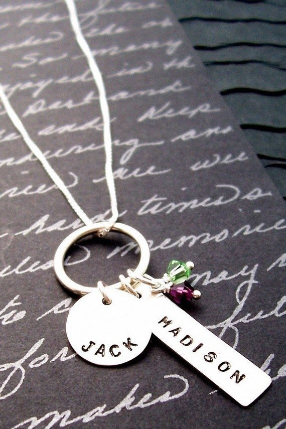 Mother's Keepsake Necklace - EWD Sterling Silver - Free DOMESTIC Shipping