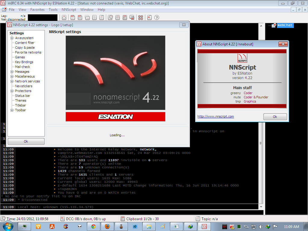 Mirc Nnscript