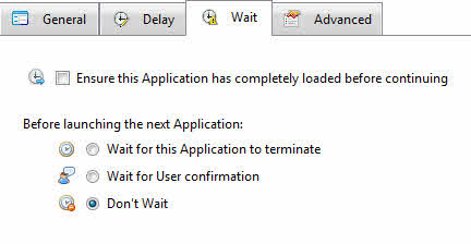 delayed program wait