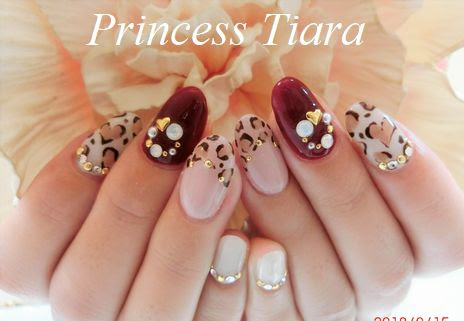 ヒョウ柄ネイル 豊田市のネイルサロン スクールprincess Tiara