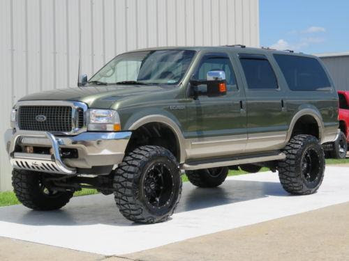 2002 Ford Excursion Diesel 4\u00d74 King Ranch 8\u2033 Lift 37sx20s for sale 2002 Ford Excursion Diesel 4\u00d74 King Ranch 8\u2033 Lift 37sx20s for sale